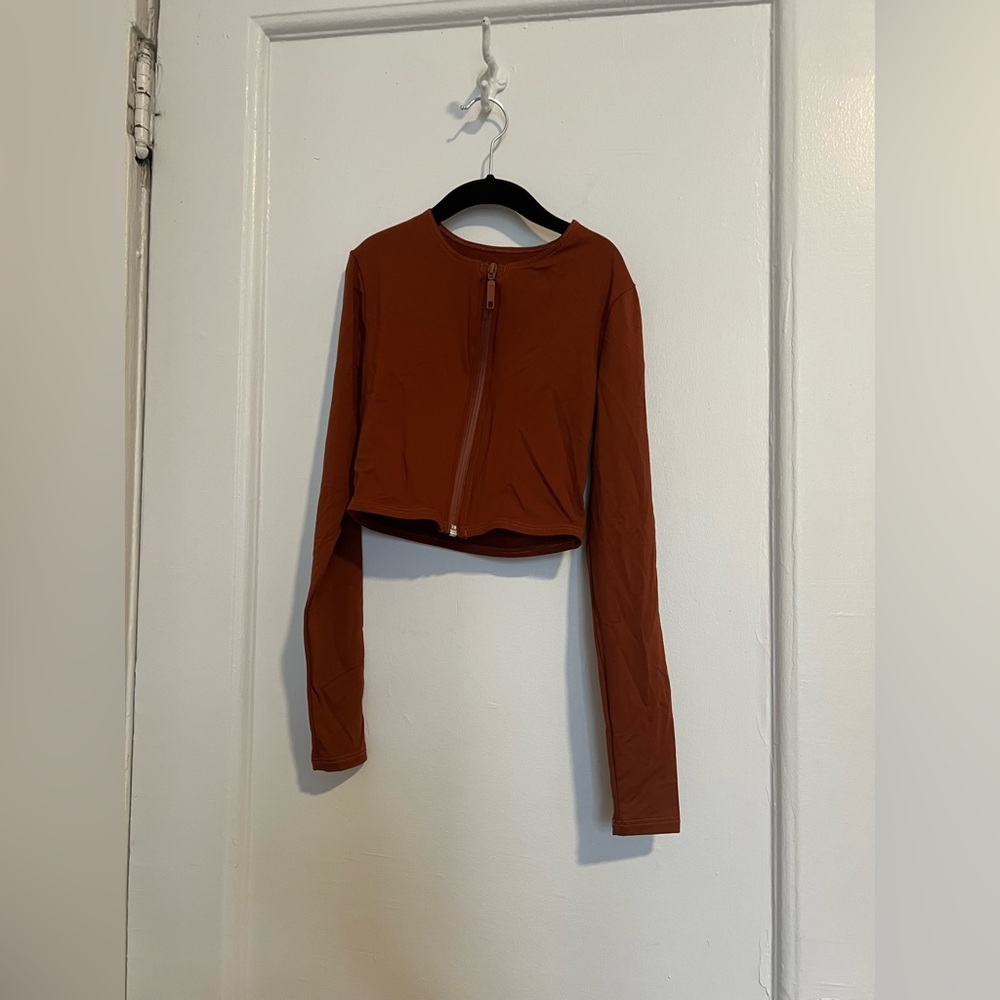 Bondi Born zip up workout top